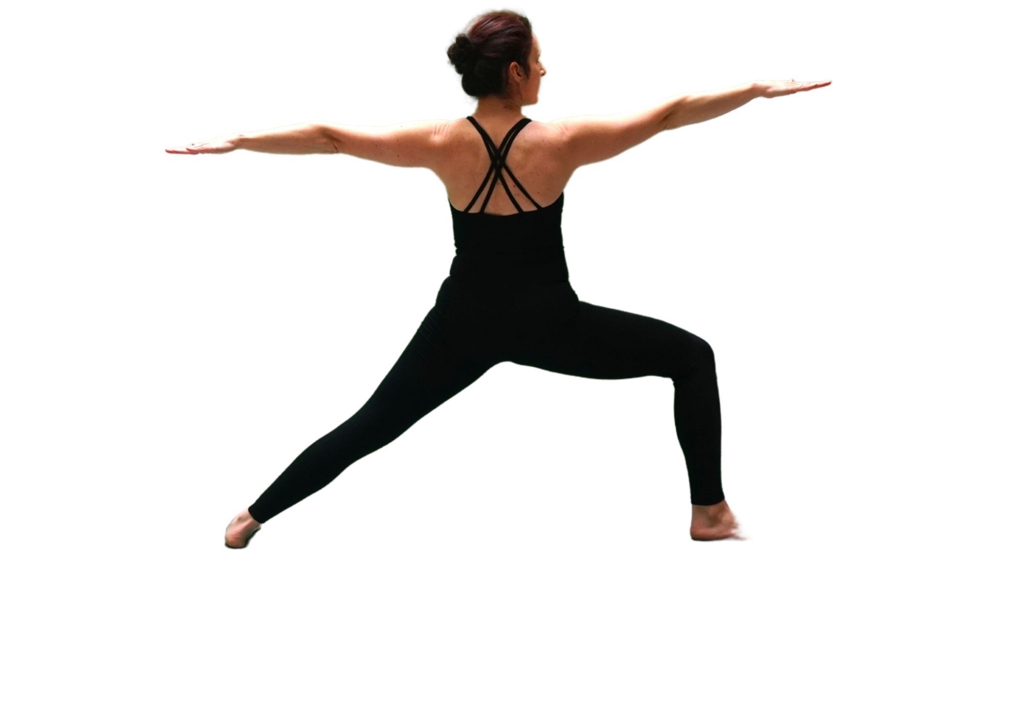 Posture de yoga : virabhadrasana - la posture du guerrier B